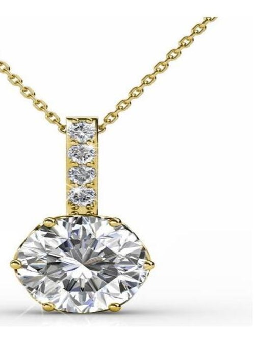 Pendentifs Kristine - Doré et Cristal - Kiabi