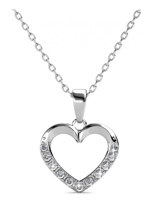 Pendentifs Lovett - Argenté et Cristal - Kiabi