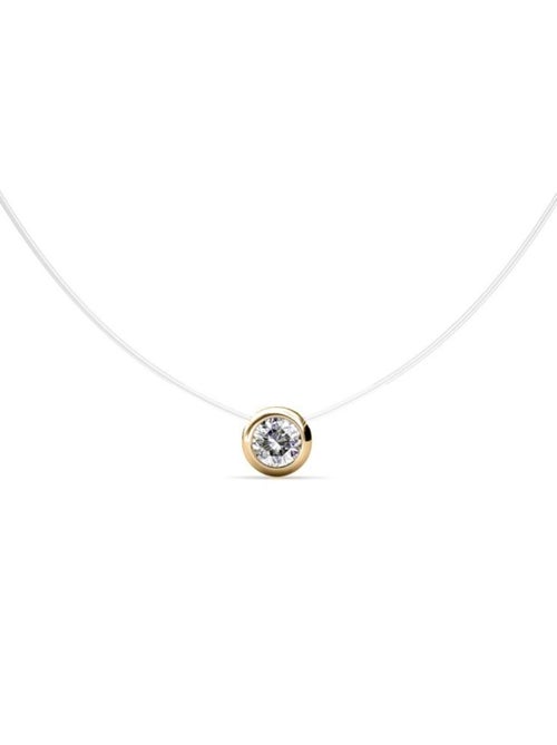 Pendentifs Moon - Doré et Cristal - Kiabi
