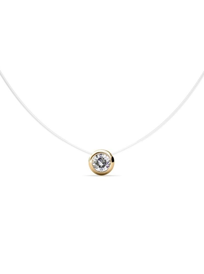 Pendentifs Moon - Doré et Cristal Doré/or - Kiabi