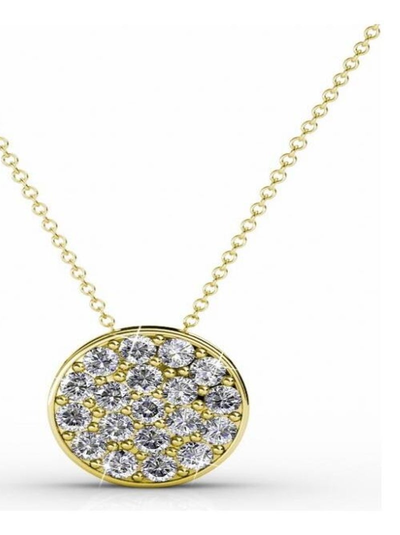 Pendentifs Round - Doré et Cristal Doré/or - Kiabi