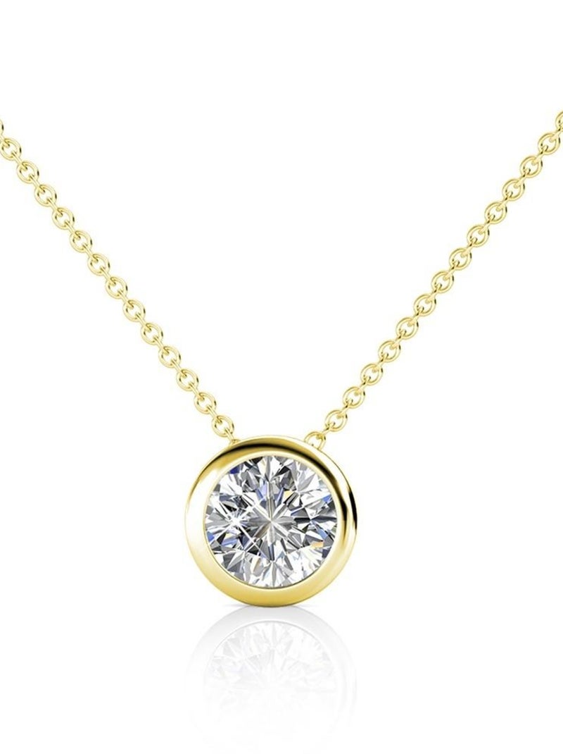 Pendentifs Simplicity - Doré et Cristal Doré/or - Kiabi