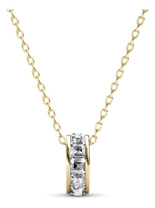 Pendentifs Square Roller - Doré et Cristal - Kiabi