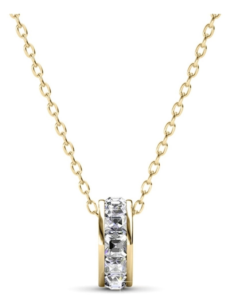 Pendentifs Square Roller - Doré et Cristal Doré/or - Kiabi