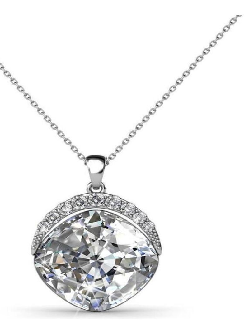 Pendentifs Tiffy - Argenté et Cristal Argent - Kiabi