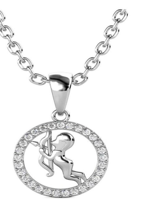 Pendentifs Zodiaque Sagitaire - Argenté et Cristal - Kiabi