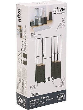 Penderie h 176 cm tissa