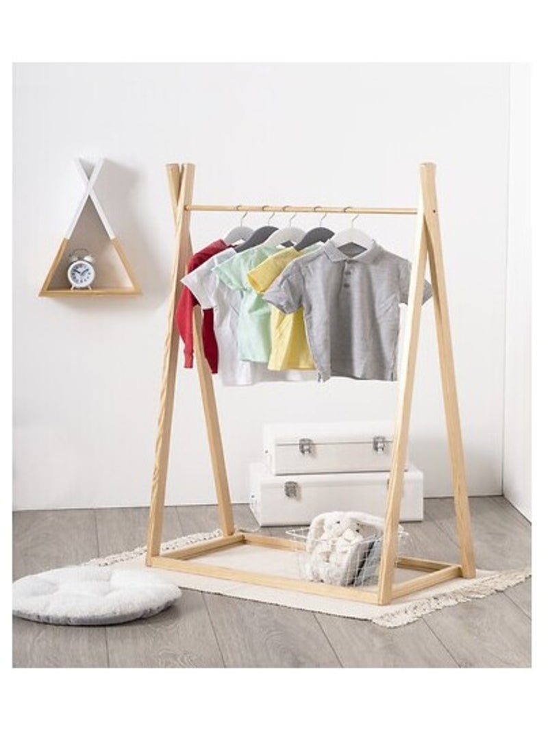 Penderie scandinave blanche pour enfant Beige - Kiabi