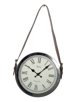 Pendule avec anse Vintage - Diam. 30 cm
