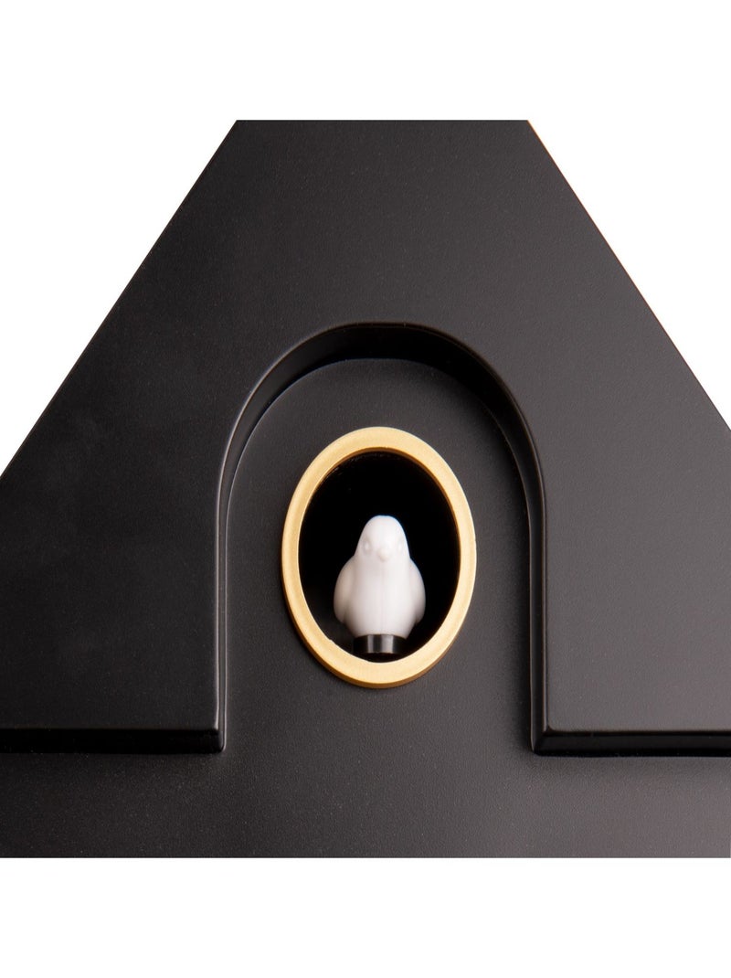 Pendule murale coucou design moderne CUCKOO Noir - Kiabi