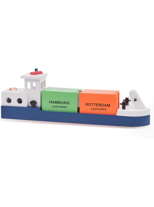 Péniche avec 2 containers - Kiabi