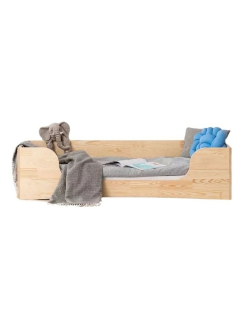 PEPE 4 Lit enfant en bois Bois naturel - Kiabi