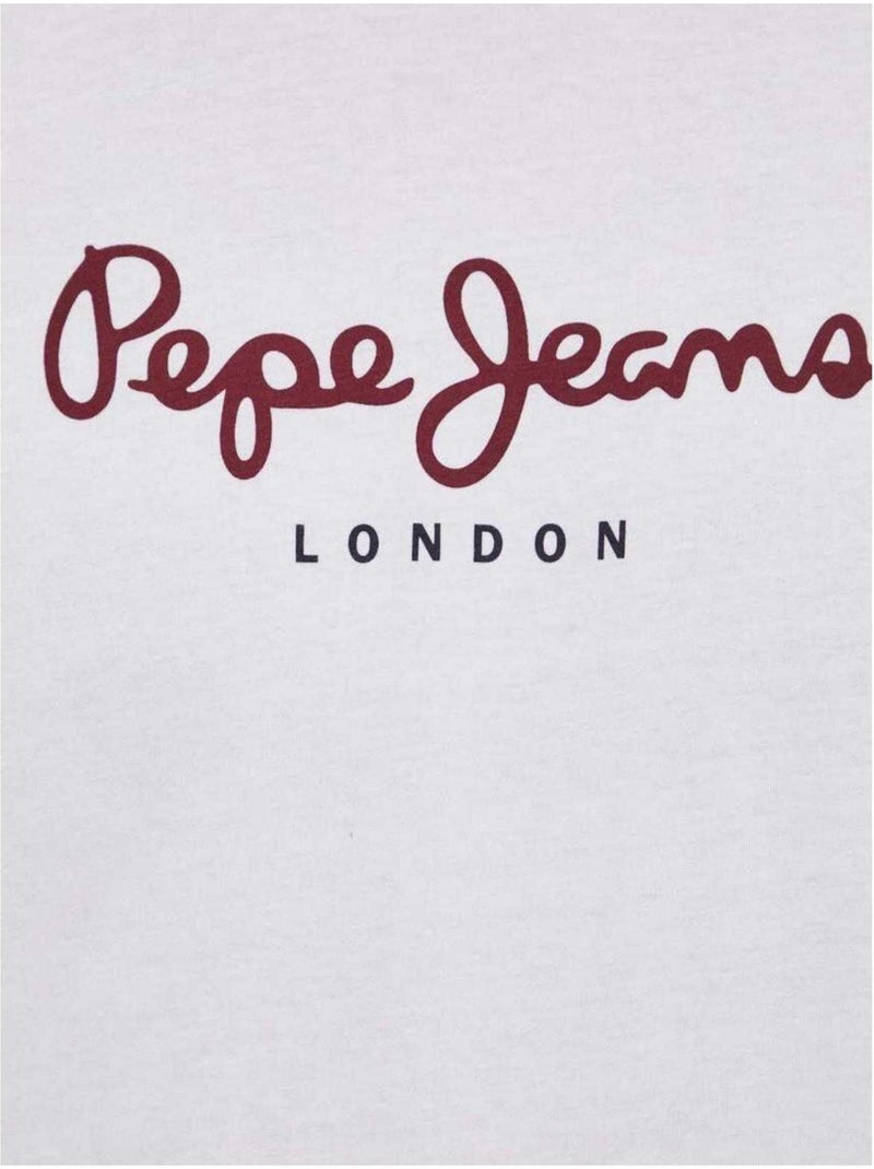 Pepe Jeans - T-shirt manches longues Blanc - Kiabi