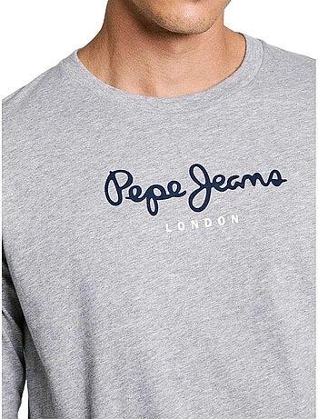 Pepe Jeans - T-shirt manches longues motif/style logo