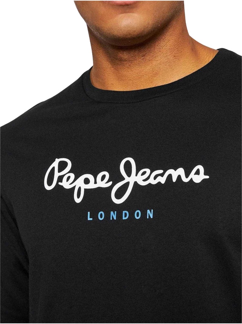 Pepe Jeans - T-shirt manches longues Noir - Kiabi