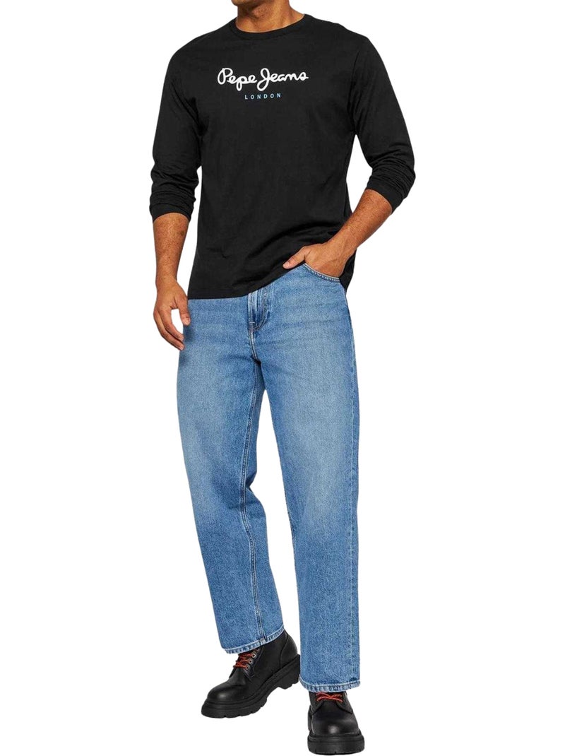 Pepe Jeans - T-shirt manches longues Noir - Kiabi
