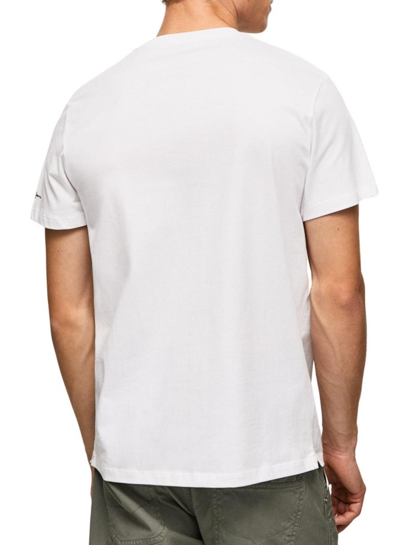 Pepe Jeans - T-shirt motif/style rayé Blanc - Kiabi