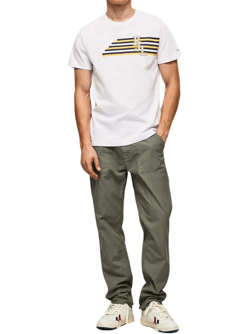 Pepe Jeans - T-shirt motif/style rayé Blanc - Kiabi