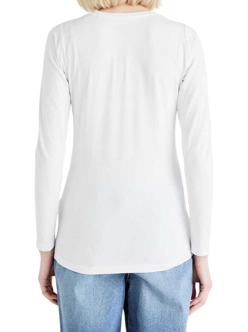 Pepe Jeans - T-shirt NEW VIRGINIA Blanc - Kiabi