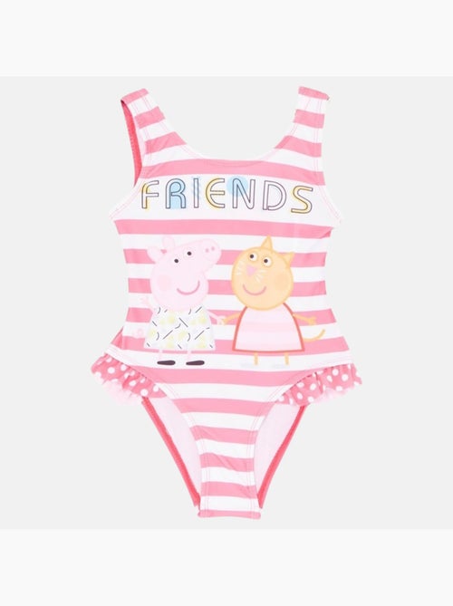 Peppa pig - maillot de bain 1 pièce imprimé - Kiabi Peppa pig - maillot de bain 1 pièce imprimé - Kiabi