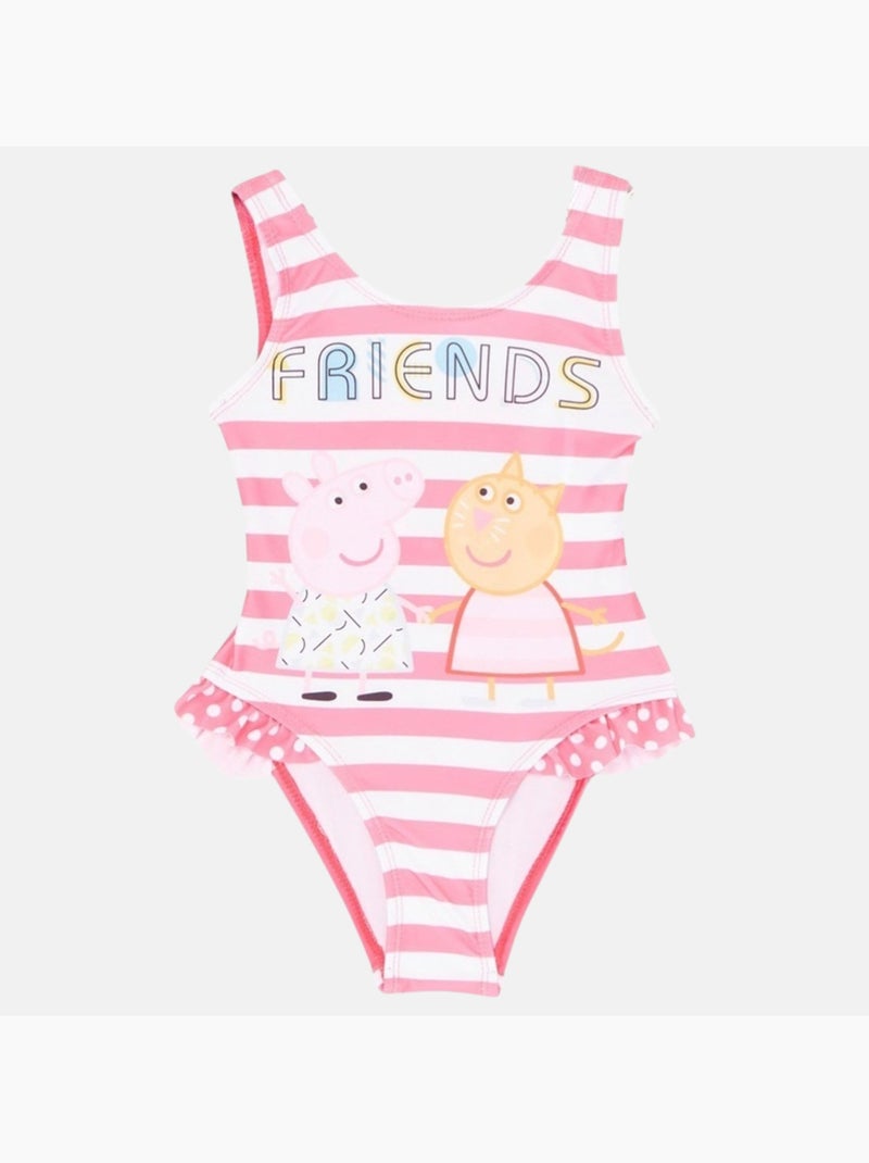 Peppa pig - maillot de bain 1 pièce imprimé Rose - Kiabi