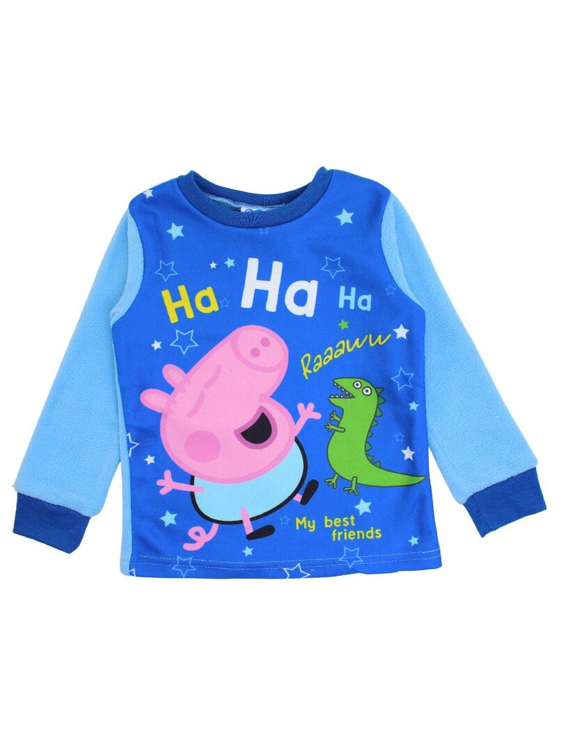 Pyjama Peppa Pig George - 100% Coton Garçon | Grrr Dino Print