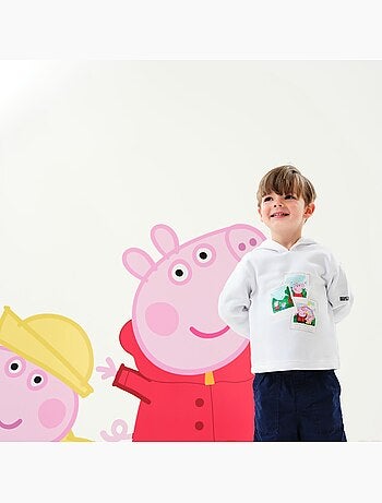 Peppa Pig - Sweat à capuche (George Pig, Maman Pig, Peppa Pig)