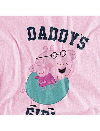 Peppa Pig - T-shirt DADDY'S GIRL (Papa Pig, Peppa Pig)