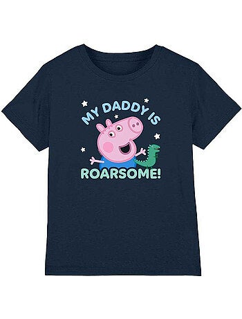 Peppa Pig - T-shirt motif Georges Pig ROARSOME DADDY (Georges Pig)