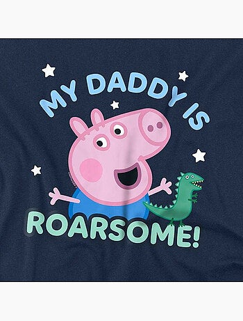 Peppa Pig - T-shirt motif Georges Pig ROARSOME DADDY (Georges Pig)