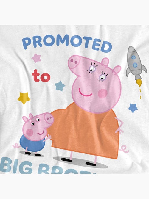 Peppa Pig - T-shirt PROMOTED TO BIG BROTHER (George) - Kiabi Peppa Pig - T-shirt PROMOTED TO BIG BROTHER (George) - Kiabi