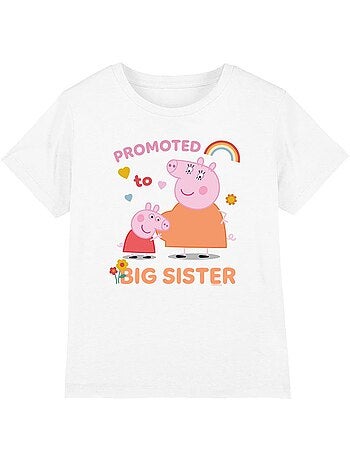 Peppa Pig - T-shirt PROMOTED TO BIG SISTER