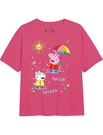 Peppa Pig - T-shirt RAINY DAY (George Pig, Suzy Sheep)