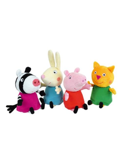 Peppa Pig Coffret 4 Peluches - Jemini - Kiabi