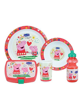 Peppa Pig ensemble vaisselle 4 articles