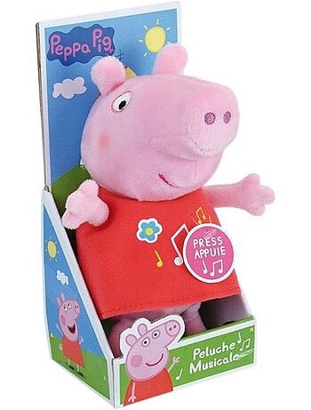 PEPPA PIG Peluche musicale ± 20 cm