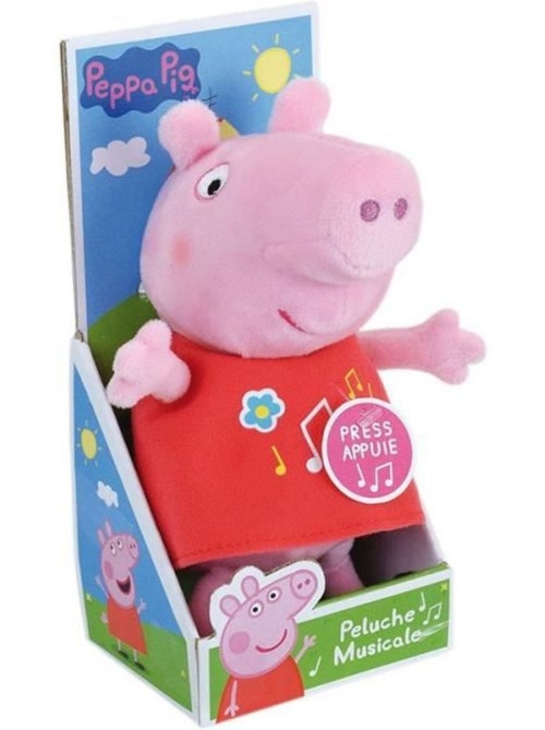 PEPPA PIG Peluche musicale ± 20 cm - Kiabi PEPPA PIG Peluche musicale ± 20 cm - Kiabi