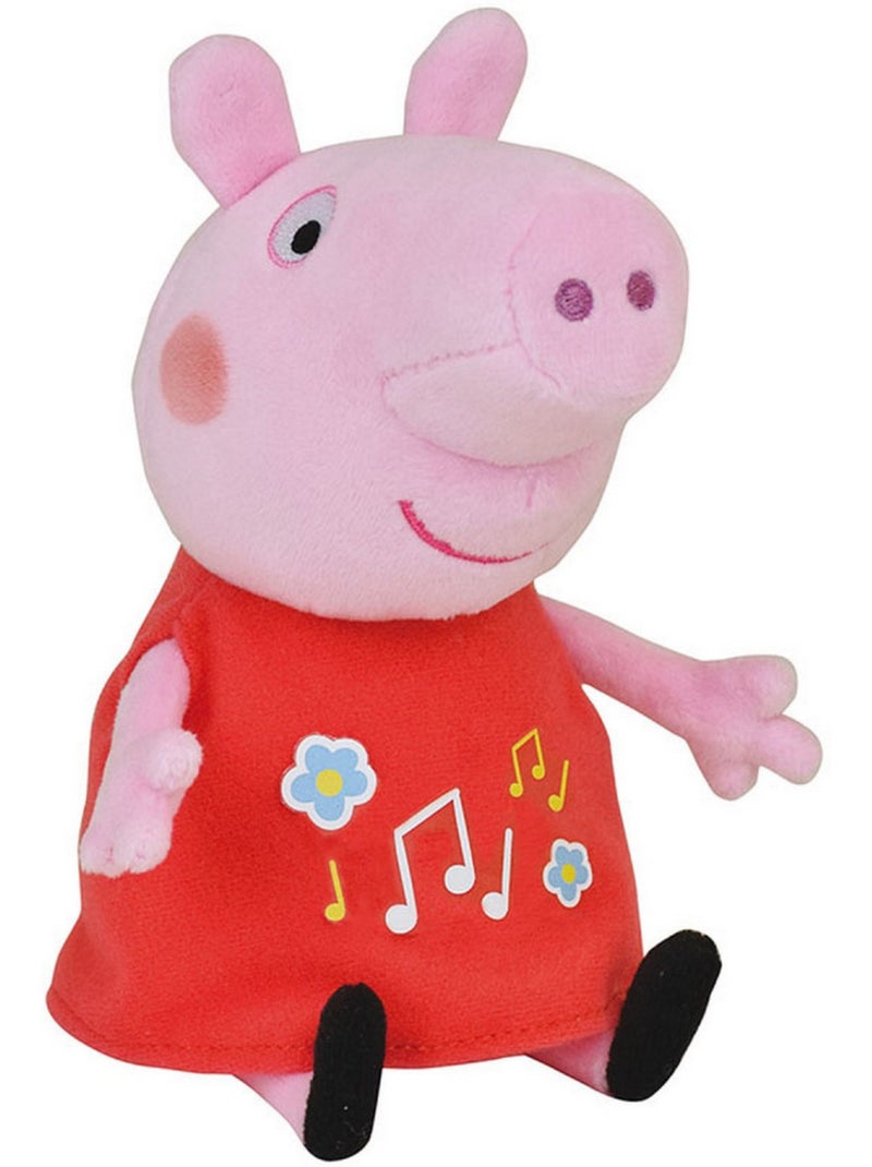 PEPPA PIG Peluche musicale ± 20 cm Rose - Kiabi