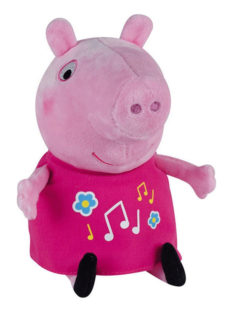 Peppa Pig PELUCHE MUSICALE ET LUMINEUSE H25 cm Multicolore - Kiabi