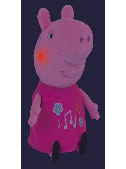 Peppa Pig PELUCHE MUSICALE ET LUMINEUSE H25 cm - Kiabi