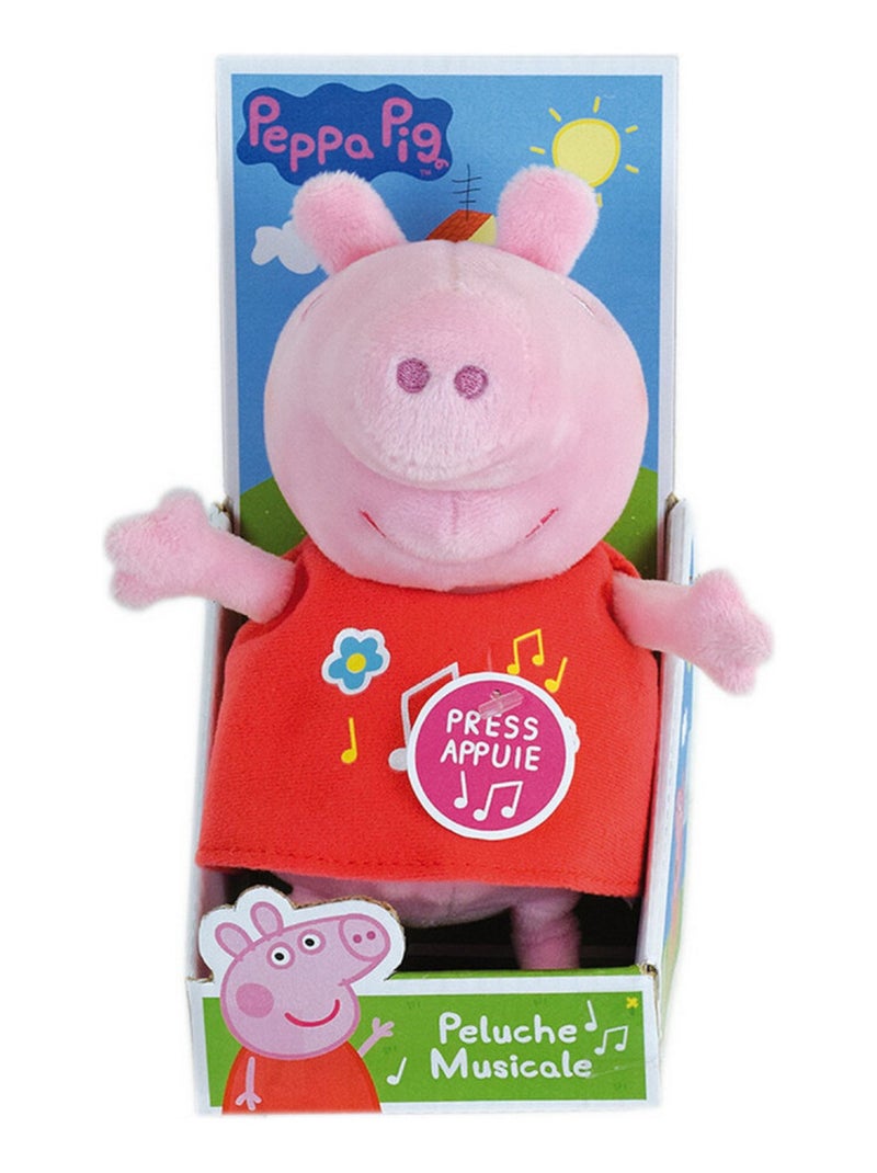 Peppa Pig Peluche Musicale H20 cm Multicolore - Kiabi