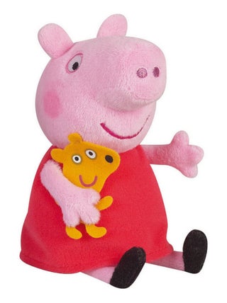 Peppa pig peluche peppa  et  17 cm