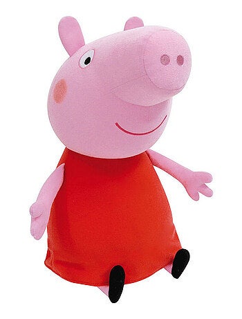 Peppa Pig Peluche robe rouge - H70 cm