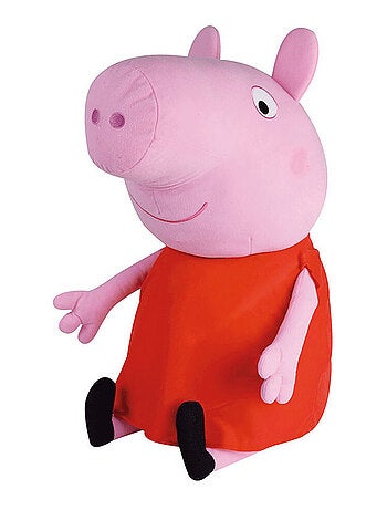 Peppa Pig Peluche robe rouge - H70 cm