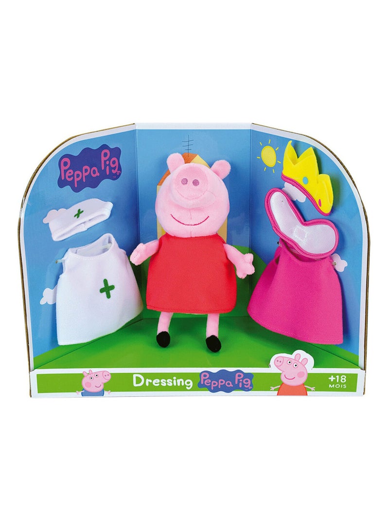 Peppa Pig PEPPA S'HABILLE H20 cm Multicolore - Kiabi