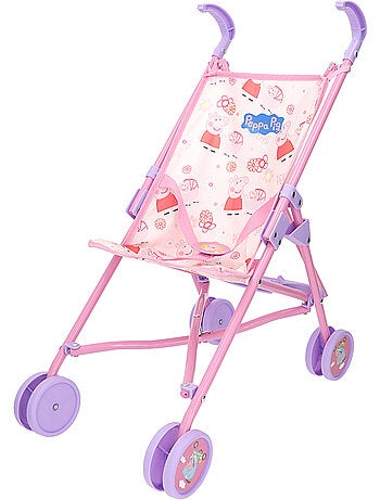 Peppa pig poussette pour poupée + 24 mois