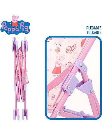 Peppa pig poussette pour poupée + 24 mois