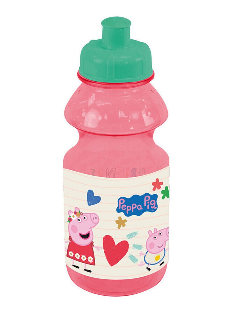 Peppa Pig Rouge Gourde 350ml Rose - Kiabi