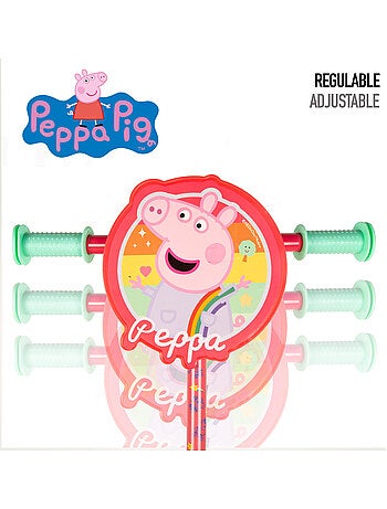 Peppa pig scooter 3 roues 58x36x65-70 cm max. 20 kg + 2 ans