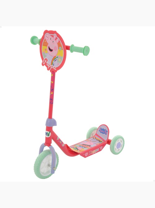 Peppa pig scooter 3 roues 58x36x65-70 cm max. 20 kg + 2 ans - Kiabi